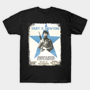 Huey Newton 1971 Poster T-Shirt